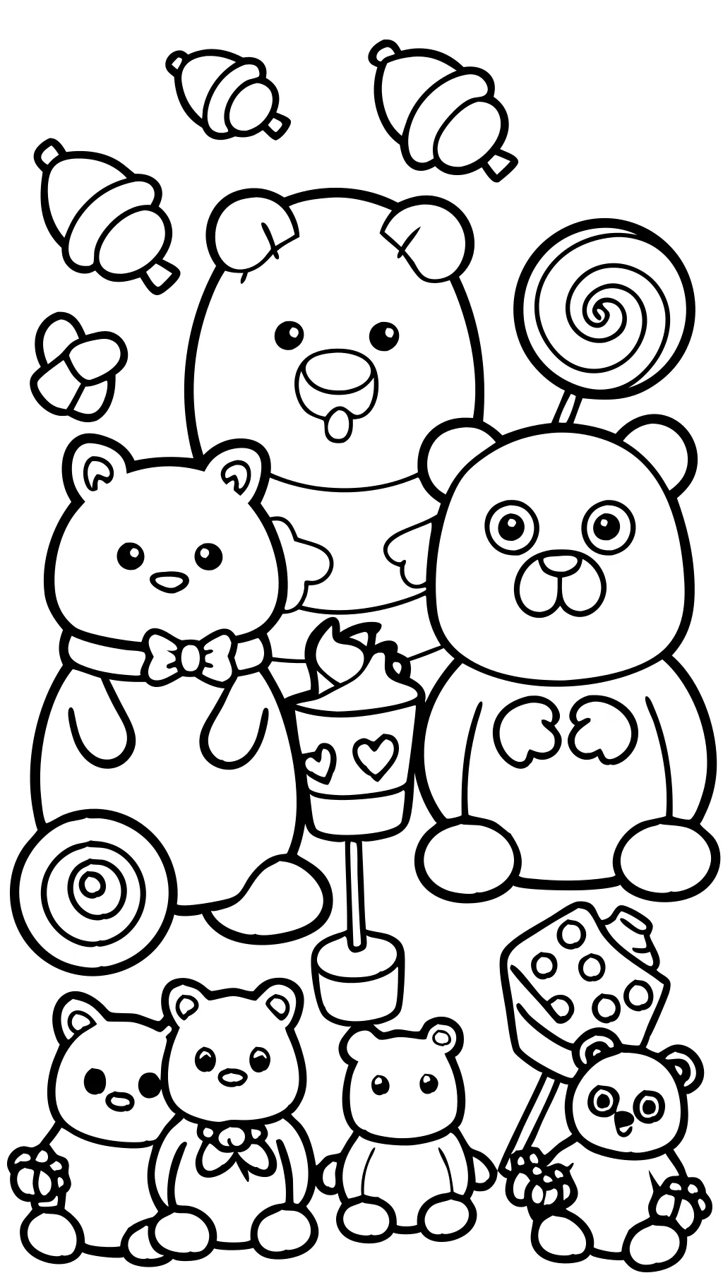 Páginas para colorear Gummy Bear